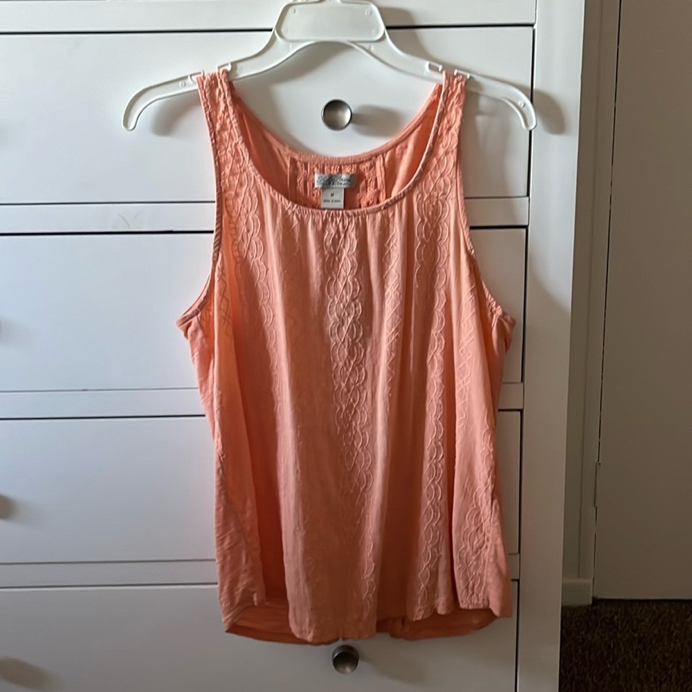 Lucky brand Southwest tank top medium Orange